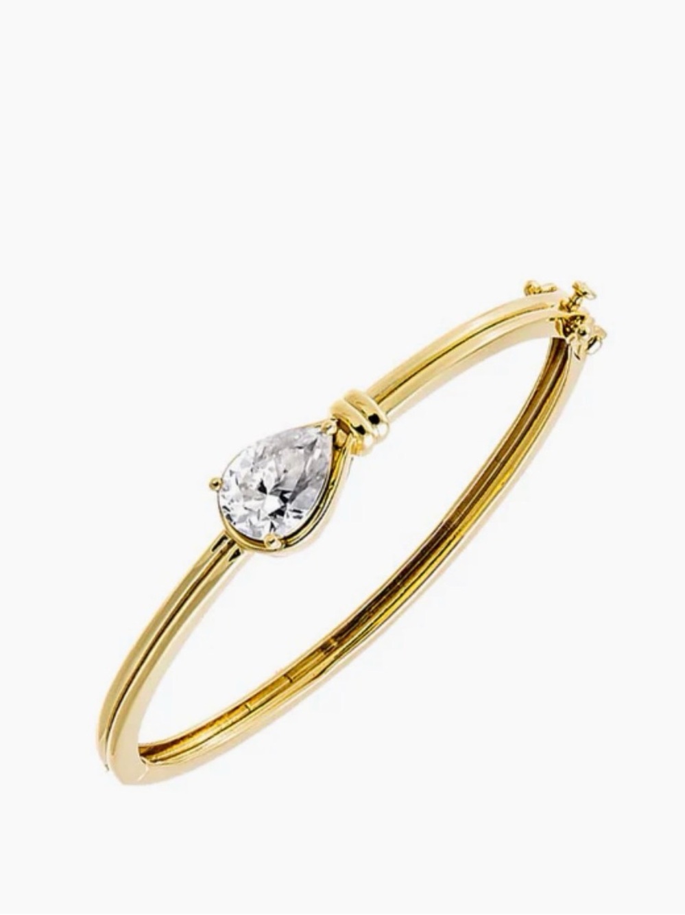 Adina Eden Moissanite pear bangle